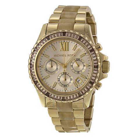 damenuhr michael kors mk5874|Michael Kors Everest Light Champagne Dial Gold.